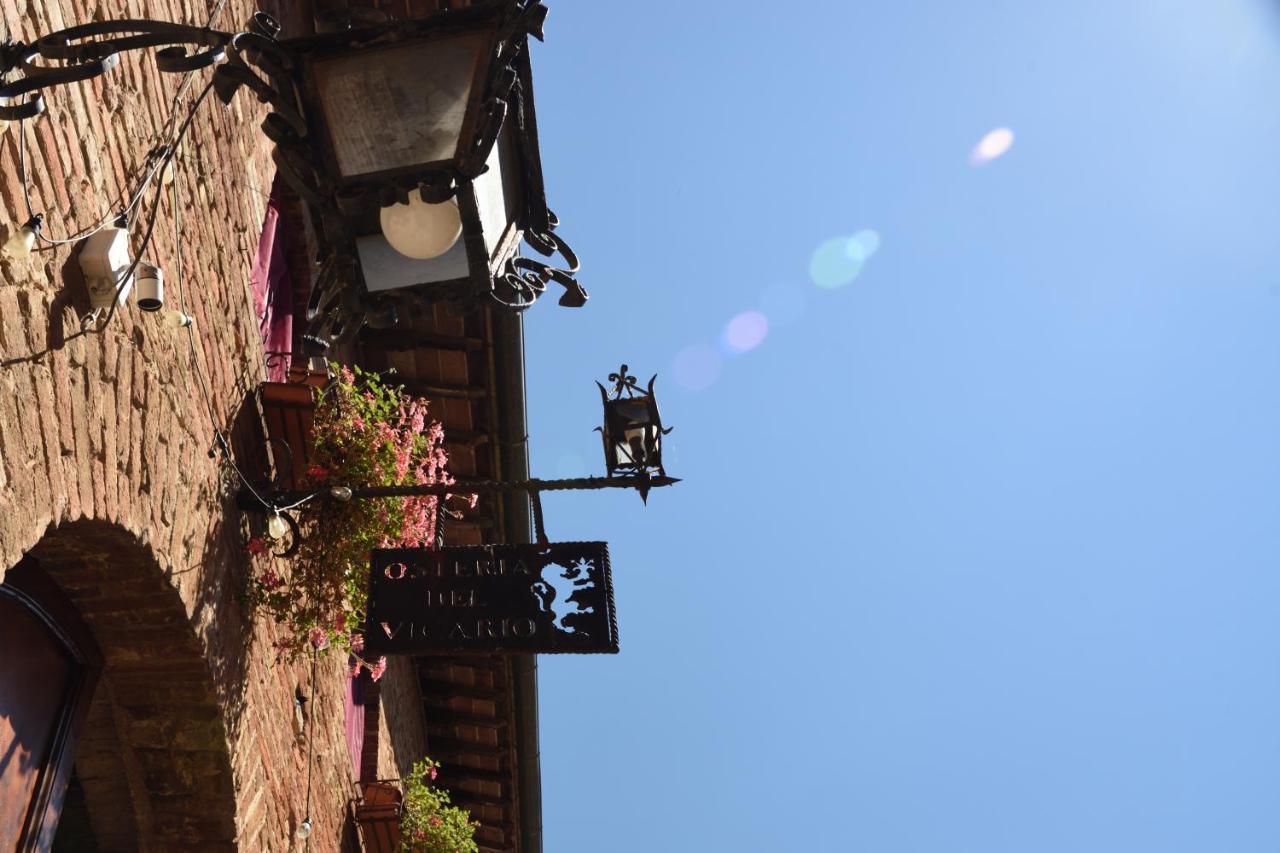 Osteria Del Vicario Certaldo Exterior foto
